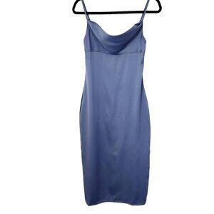 WeWoreWhat Periwinkle Blue Midi Slip Dress NWT Size 2 Wedding Guest Dress